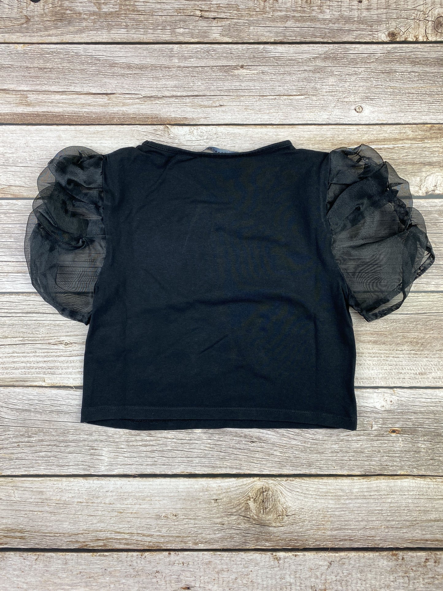 T-shirt manica corta crop top