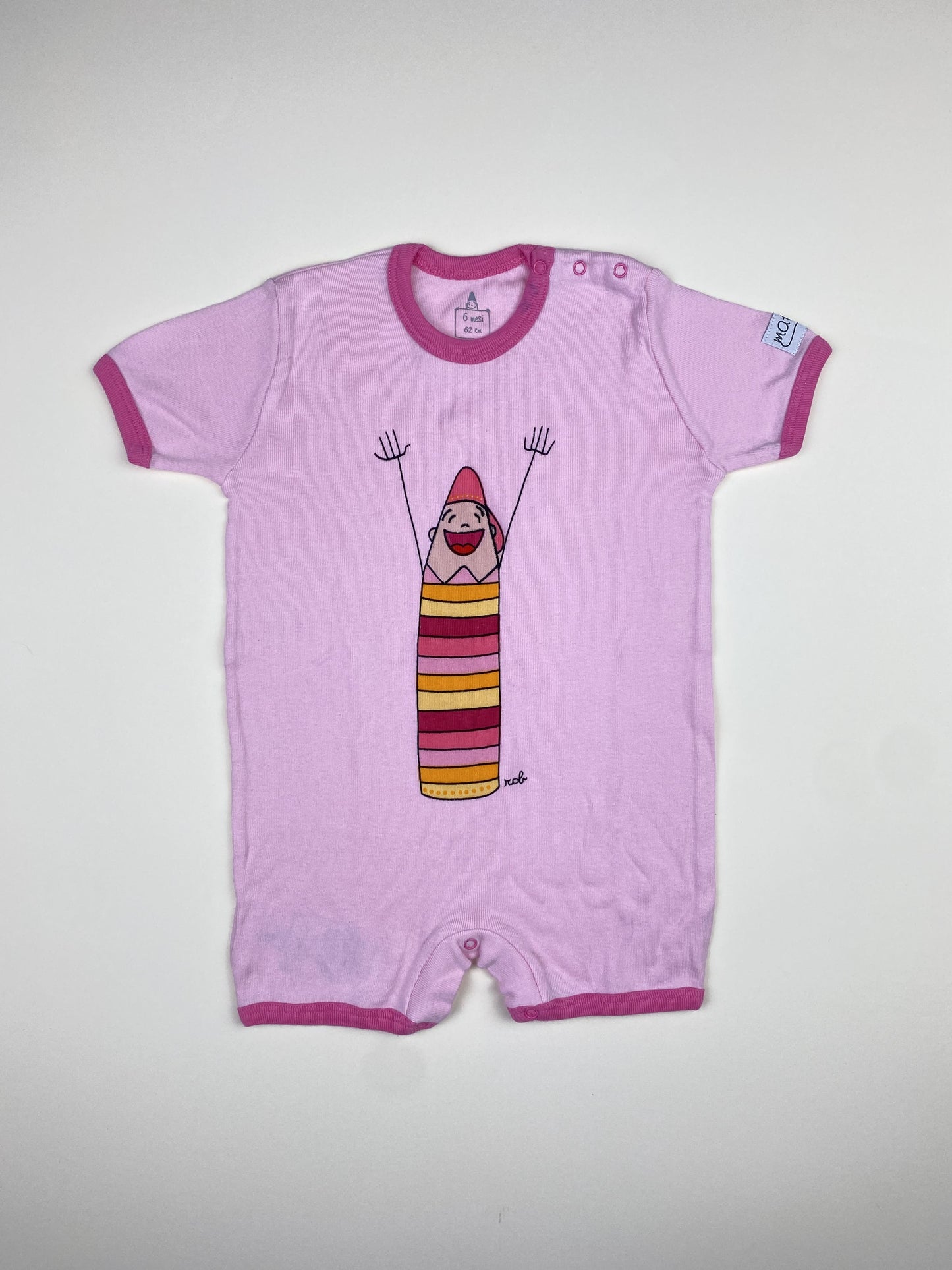 Tutina Pagliaccetto manica corta