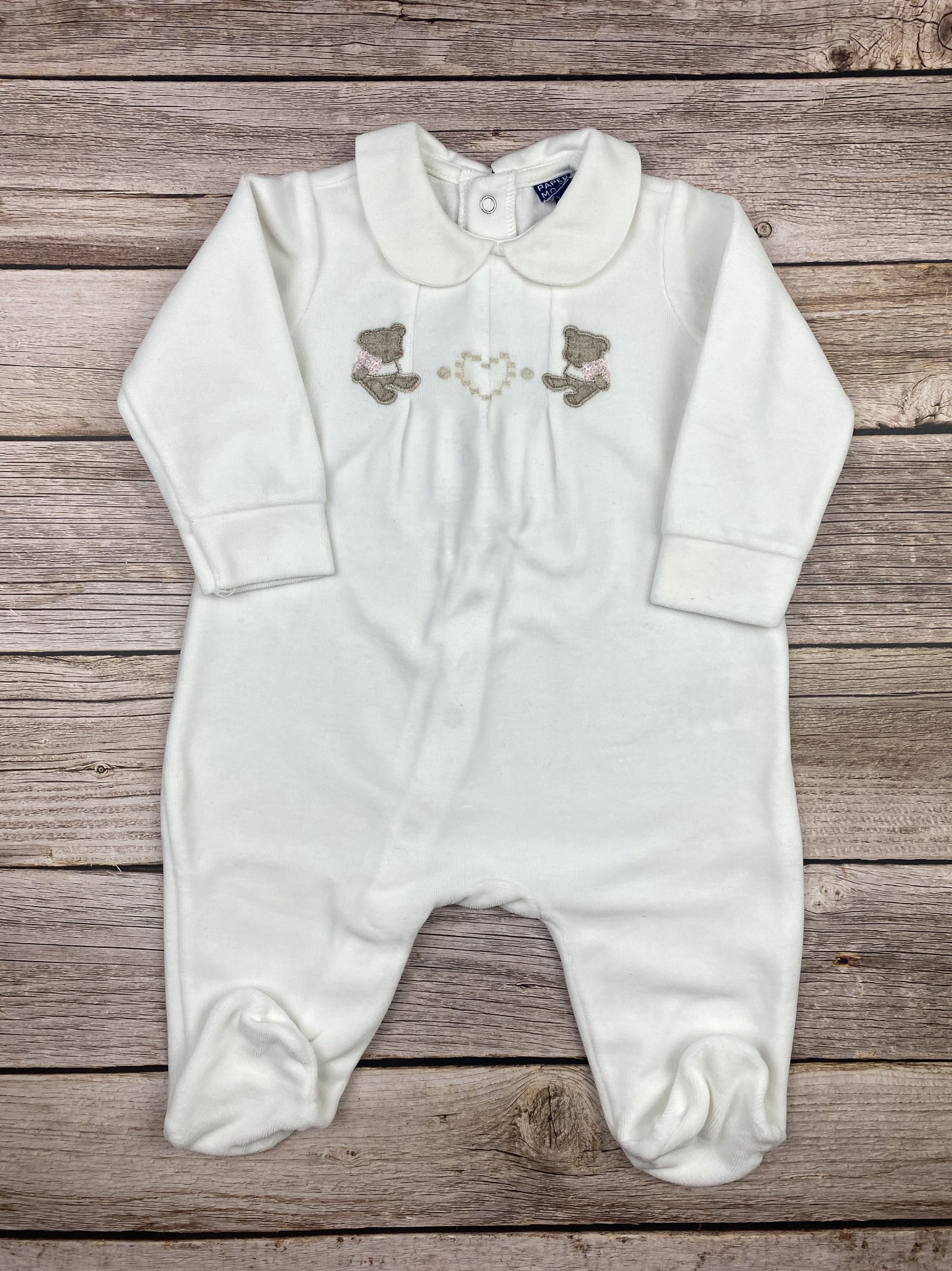 Tutina manica lunga con piedini