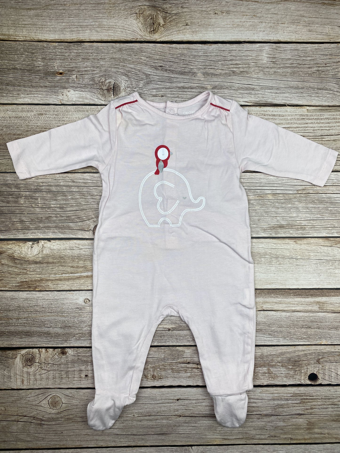 Tutina manica lunga con piedini