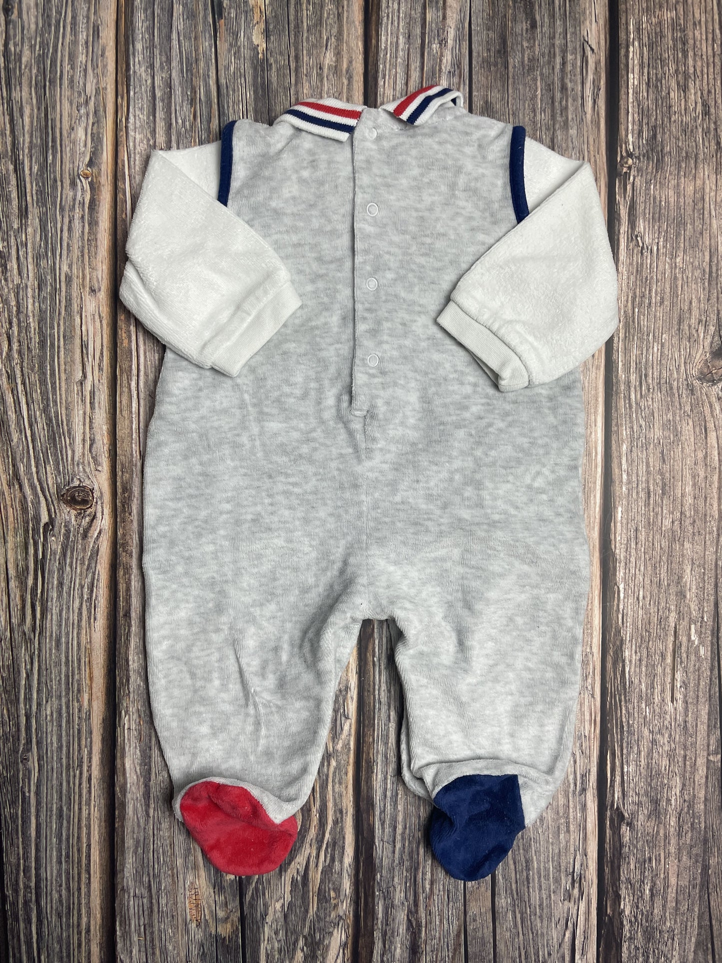 Tutina manica lunga con piedini