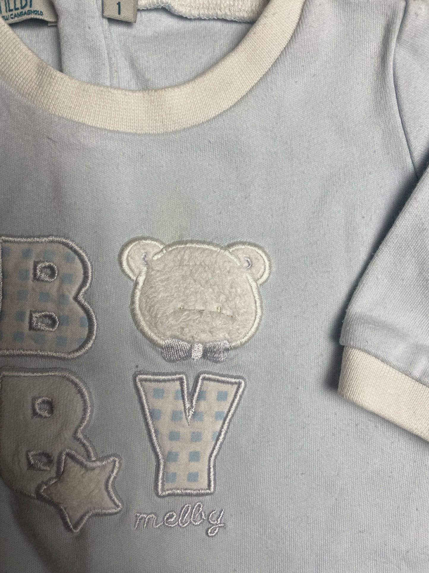 Tutina manica lunga con piedini