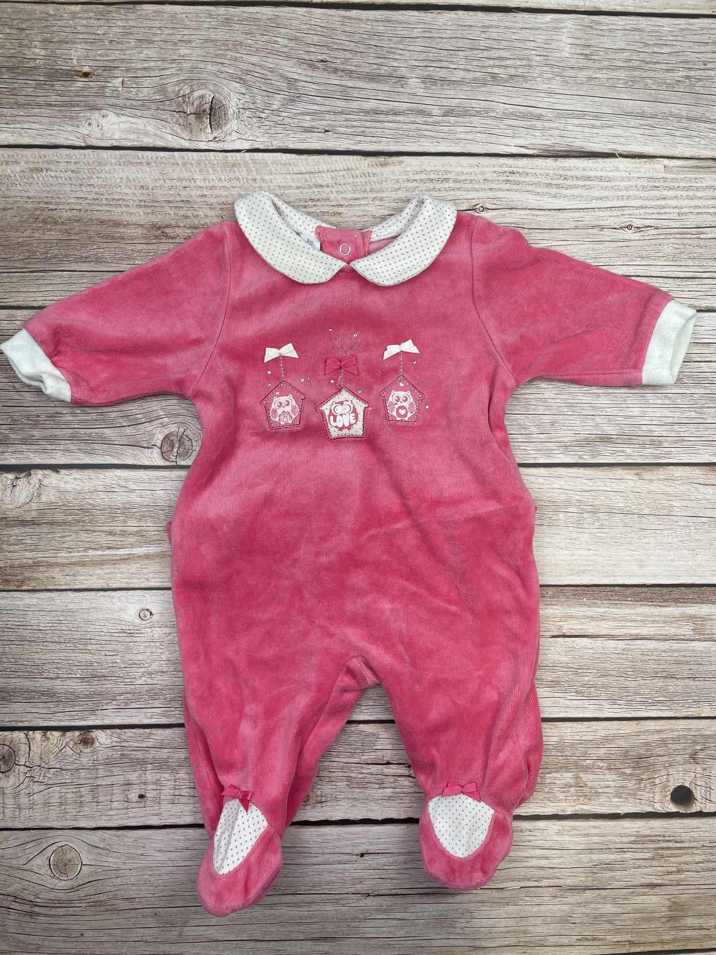 Tutina manica lunga con piedini