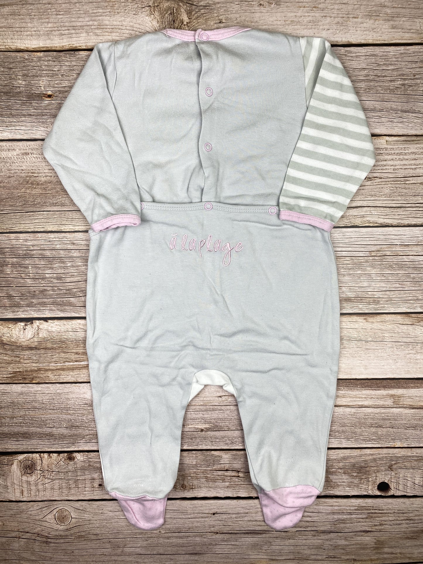 Tutina manica lunga con piedini