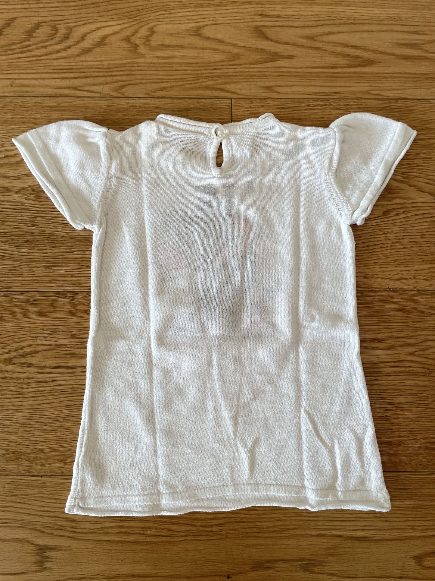 Vestito manica corta in maglia di cotone