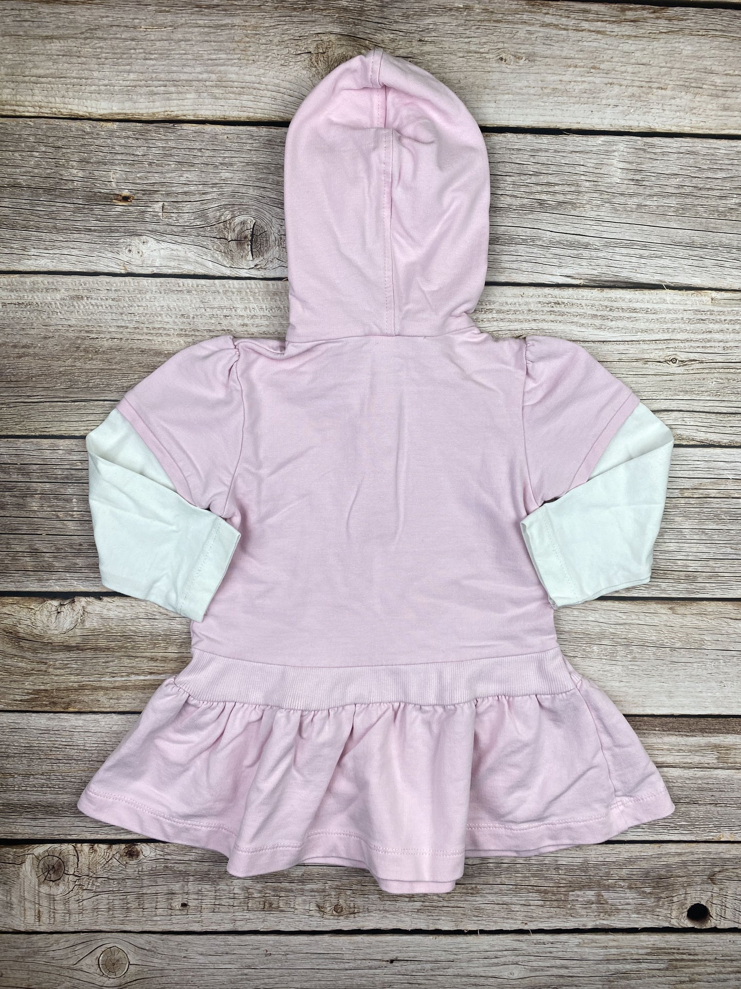 Vestito manica lunga con cappuccio