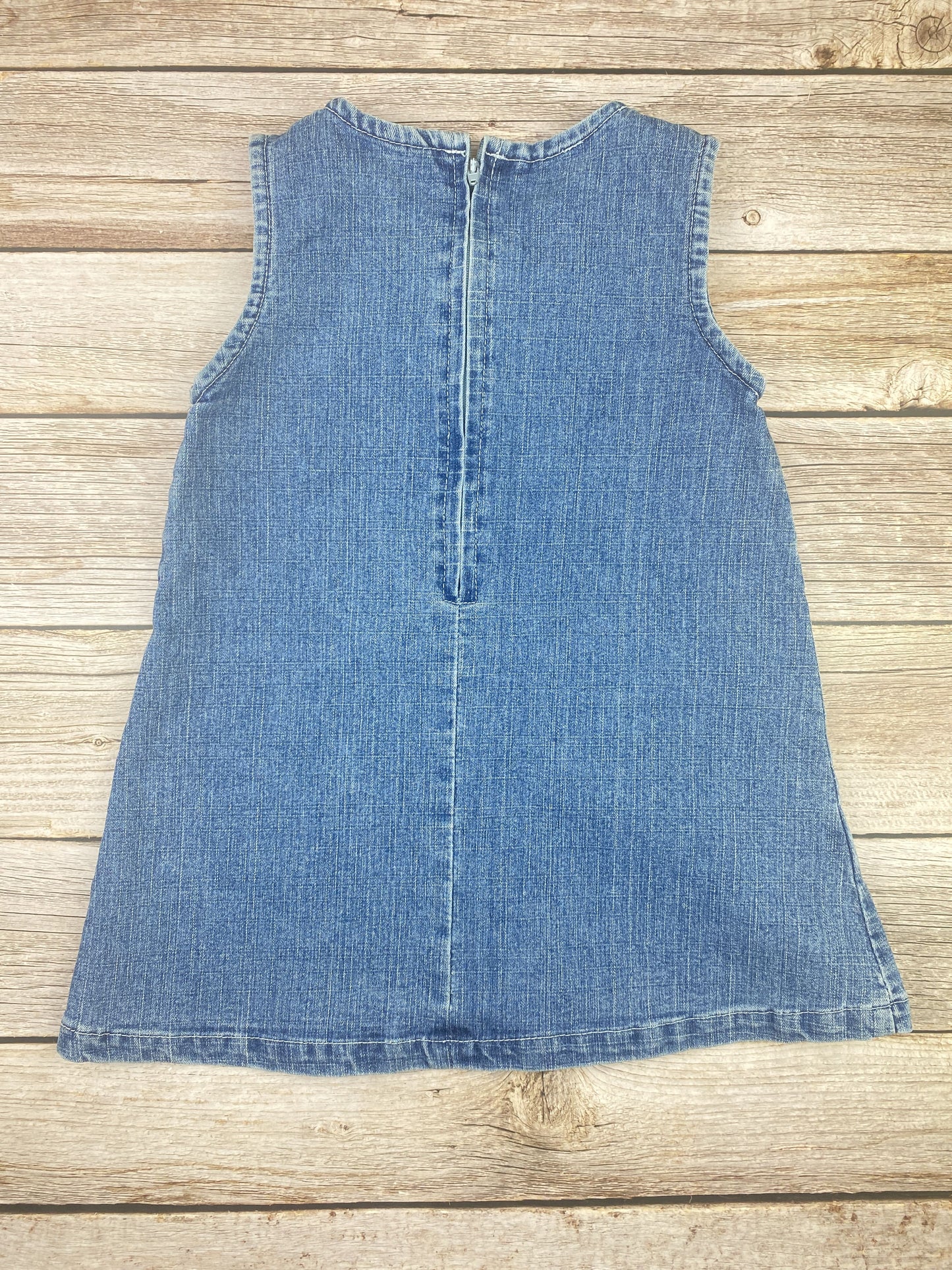 Vestito senza manica in jeans