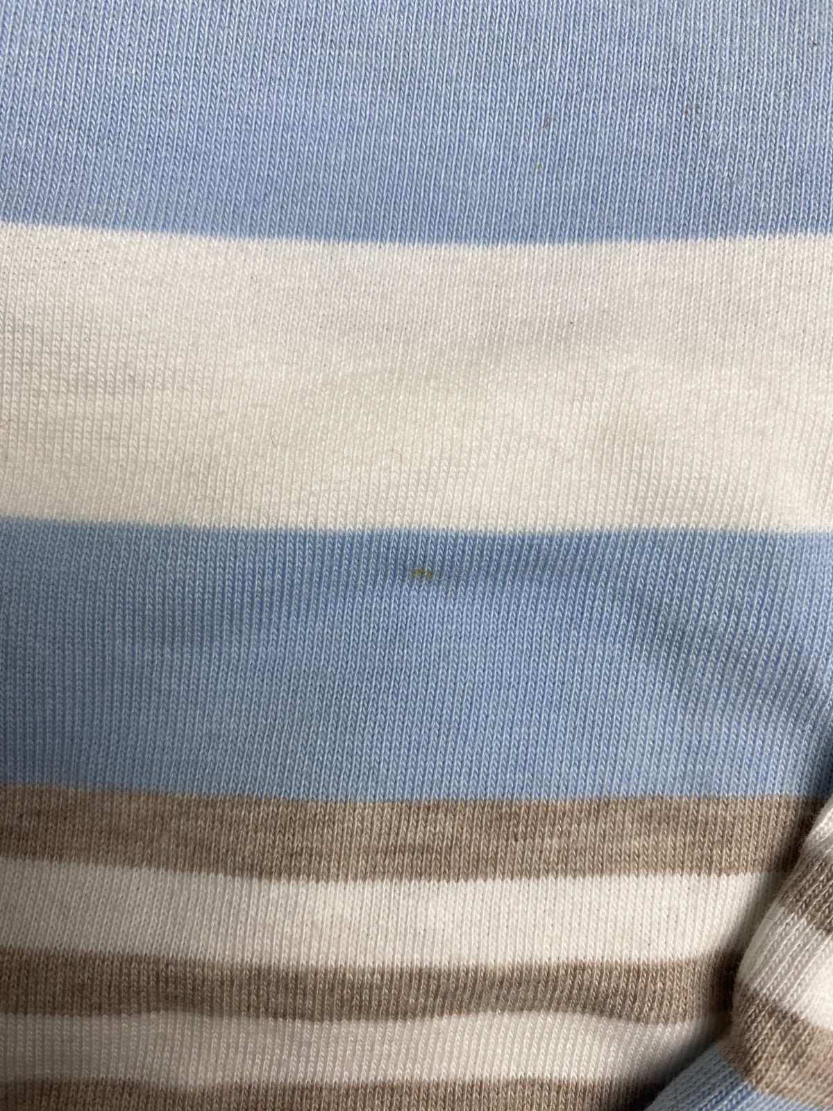 Polo a maniche lunghe a righe per bambino - piccole macchie lavabili