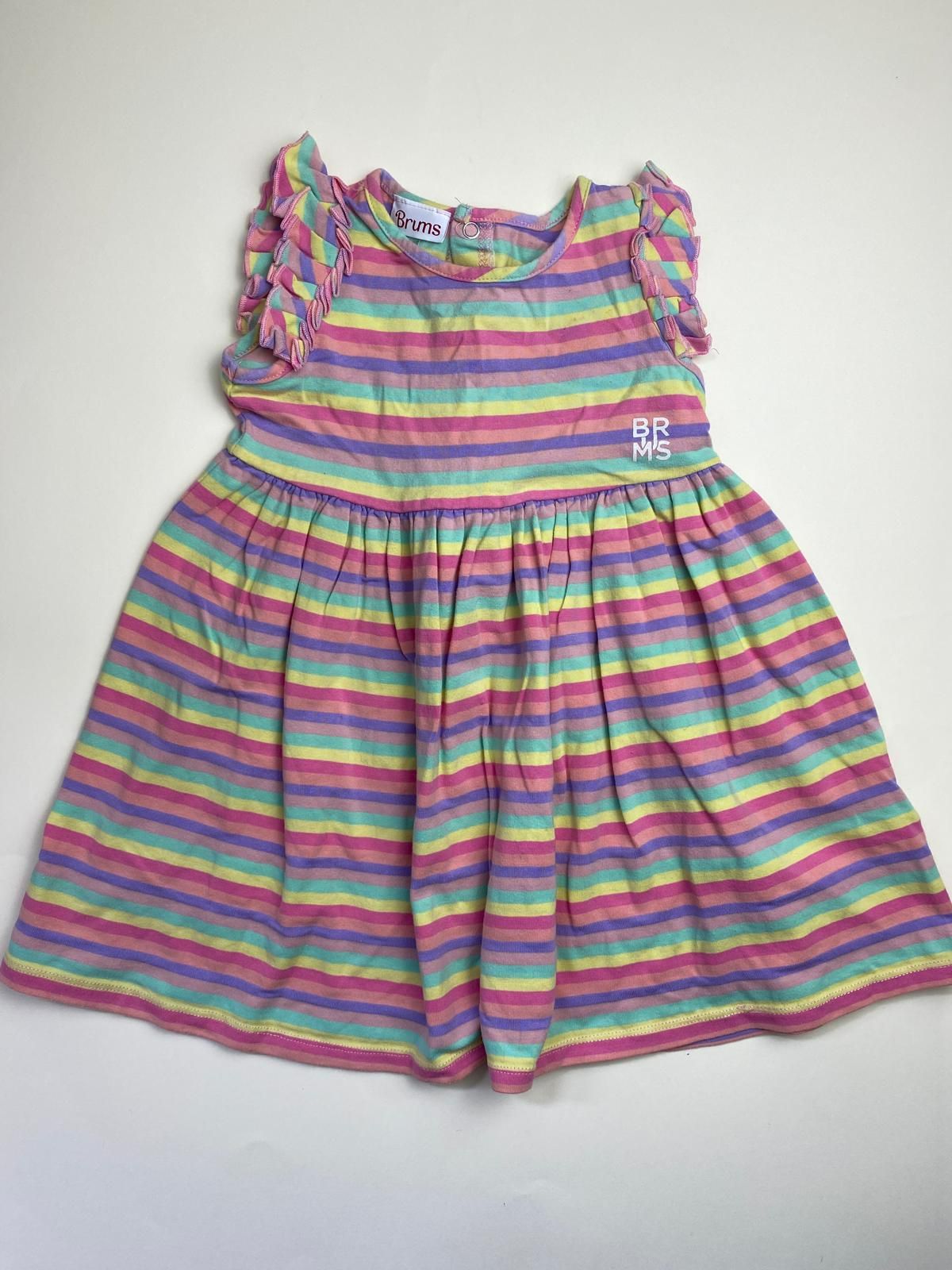 Vestito a righe senza manica