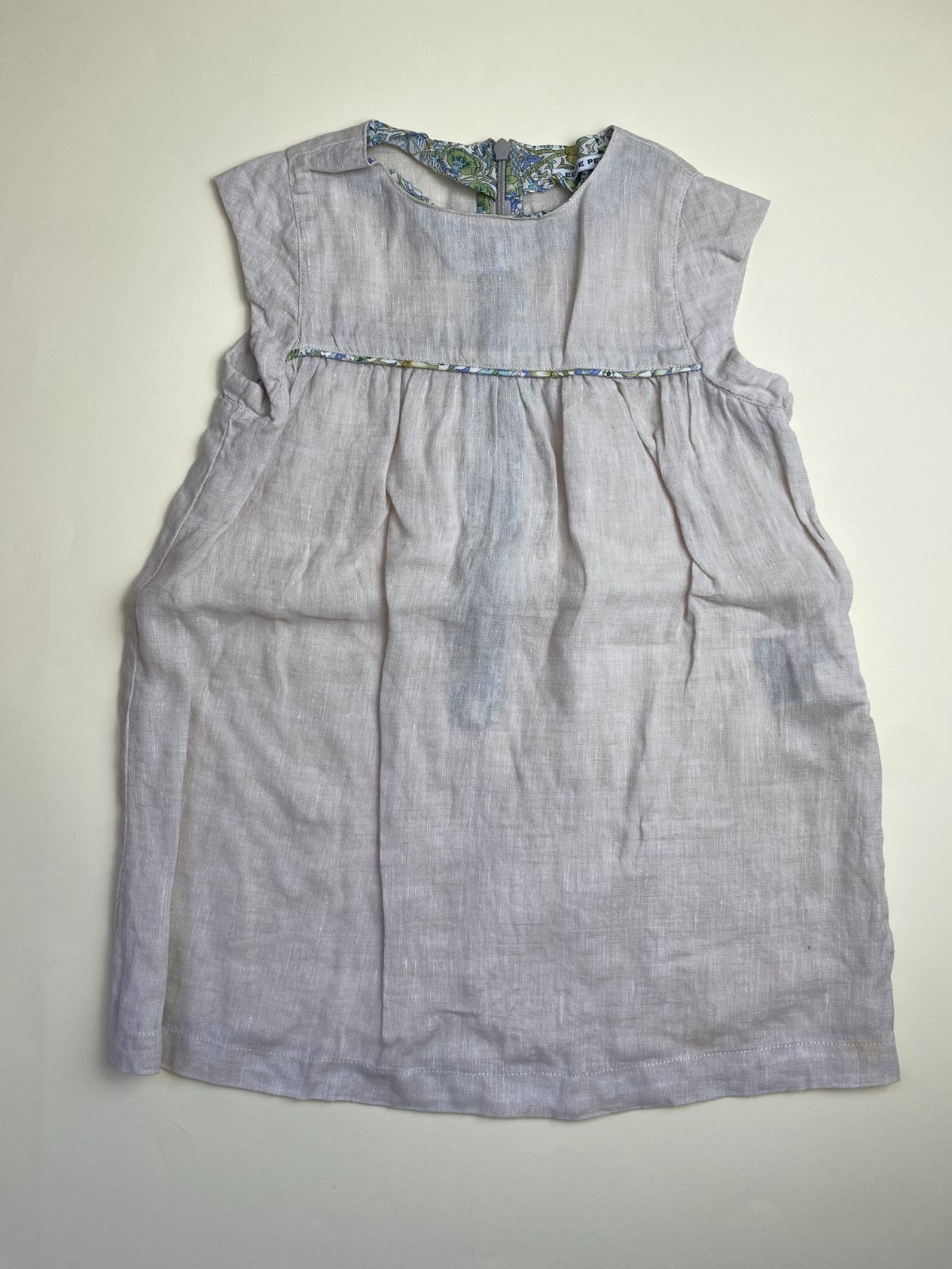Vestito senza maniche per bambina