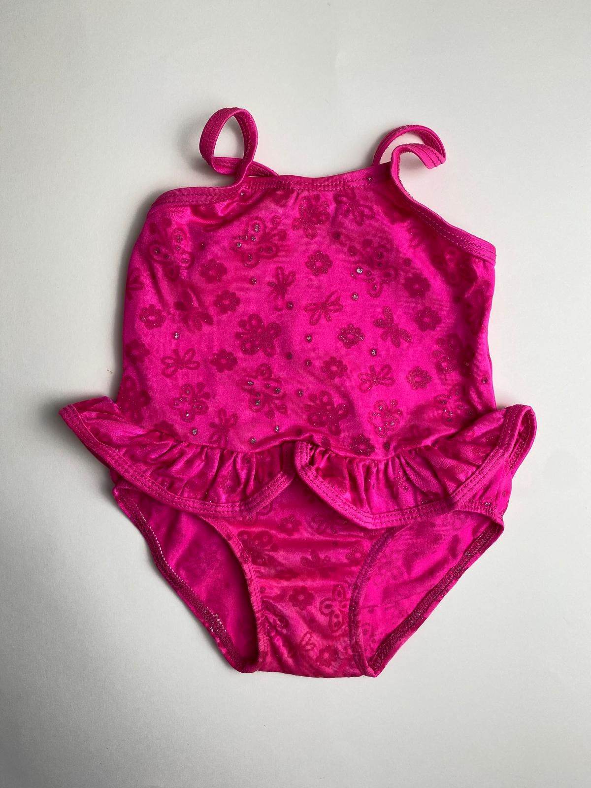 Costume da bagno intero fucsia per bambina