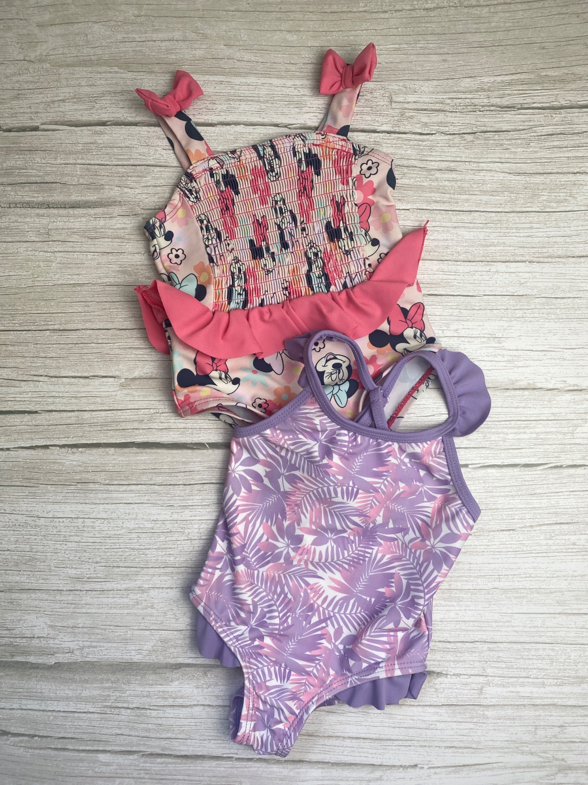Set 2 Costumi da Bagno Interi per Bambina