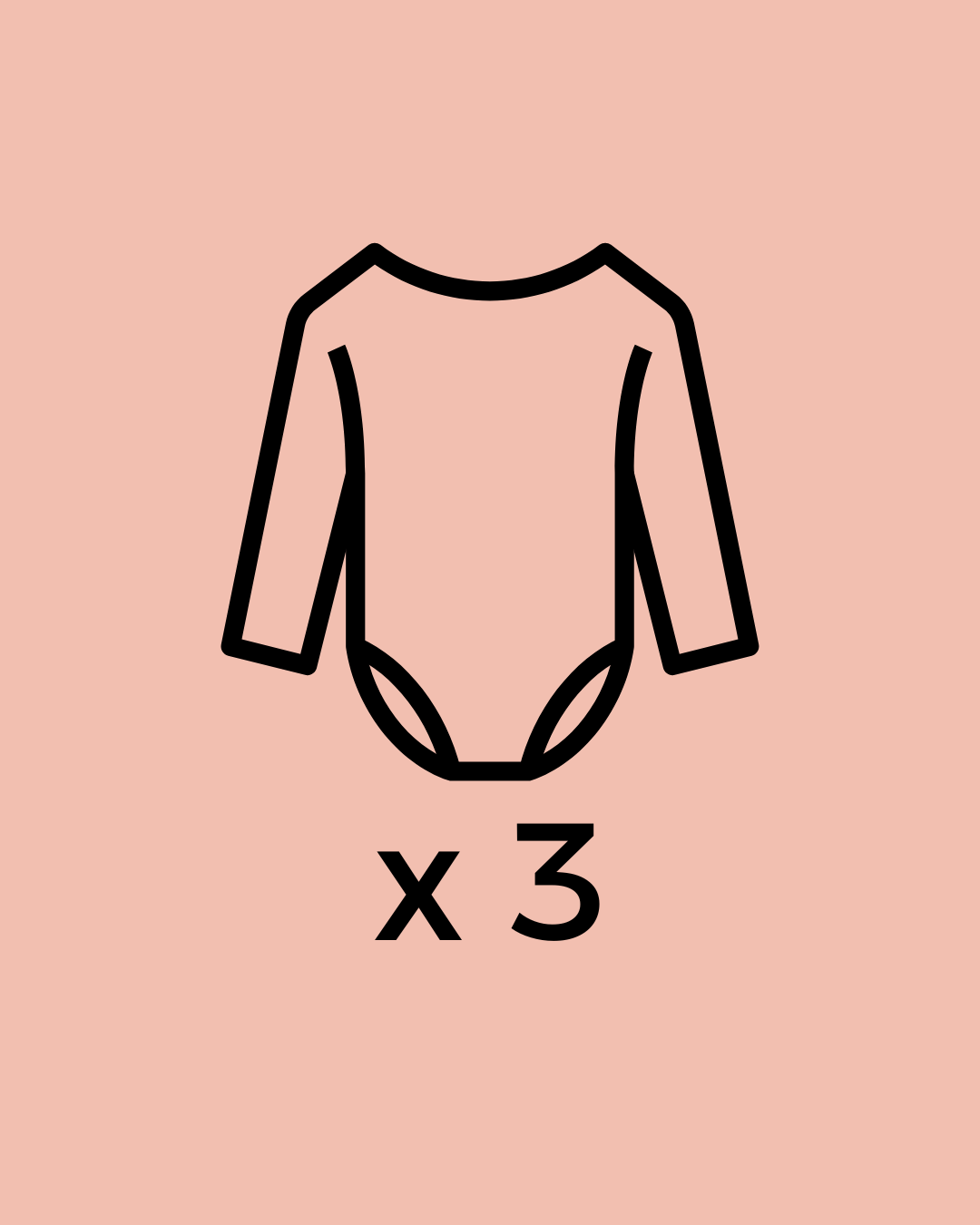 Box 3 body manica lunga bambina