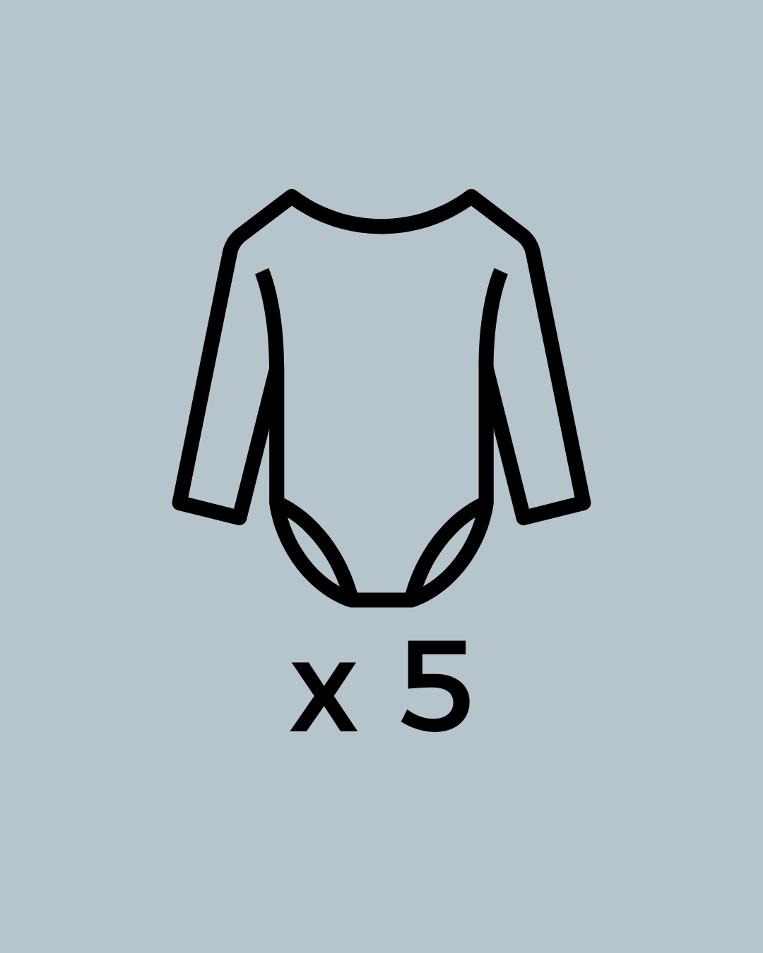 Box 5 body manica lunga bambino