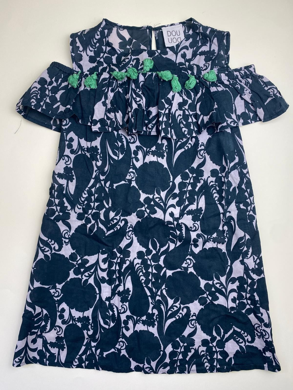 Vestito con stampa floreale e spalle scoperte