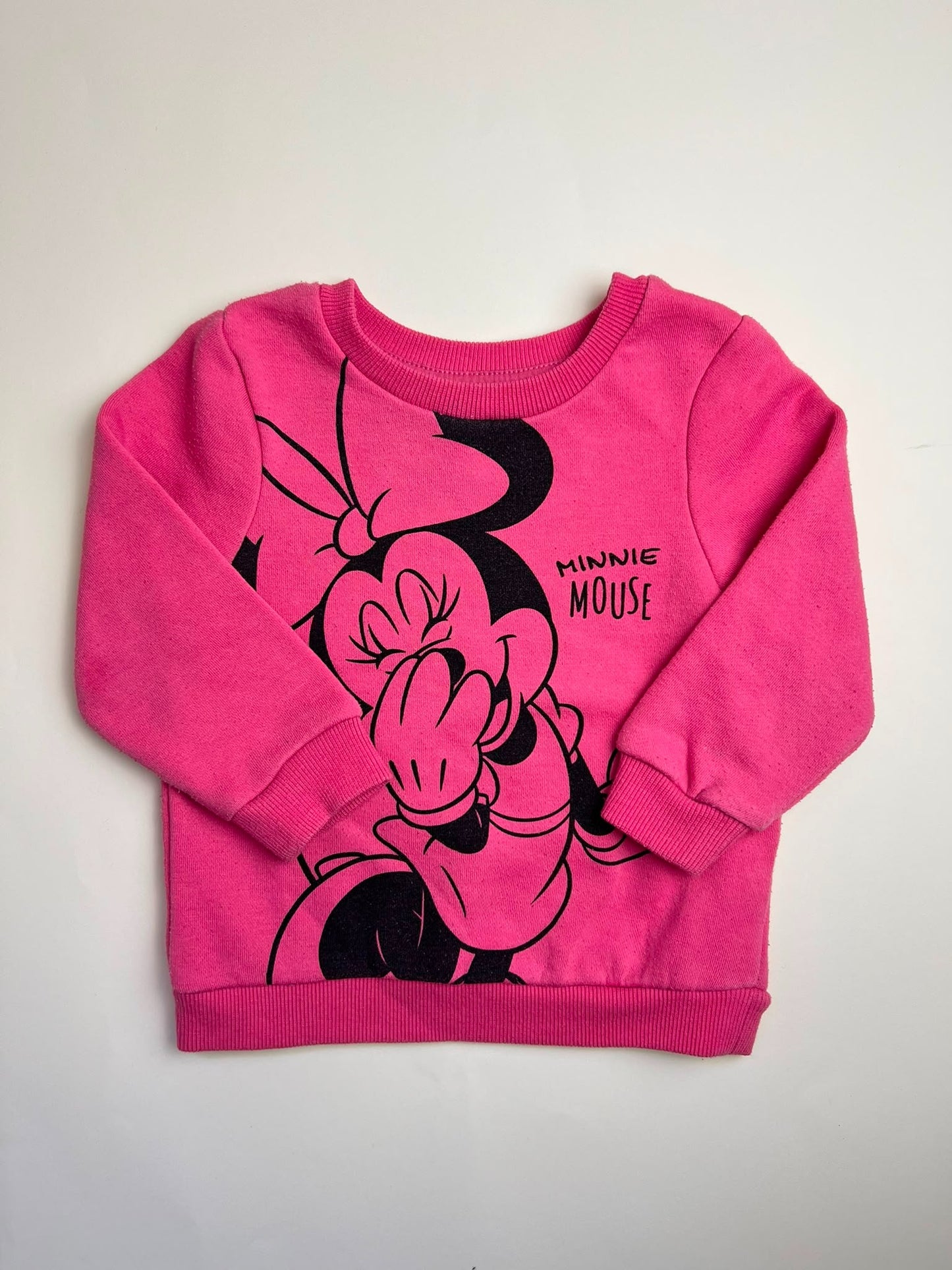 Felpa Bambina Minnie Mouse Rosa