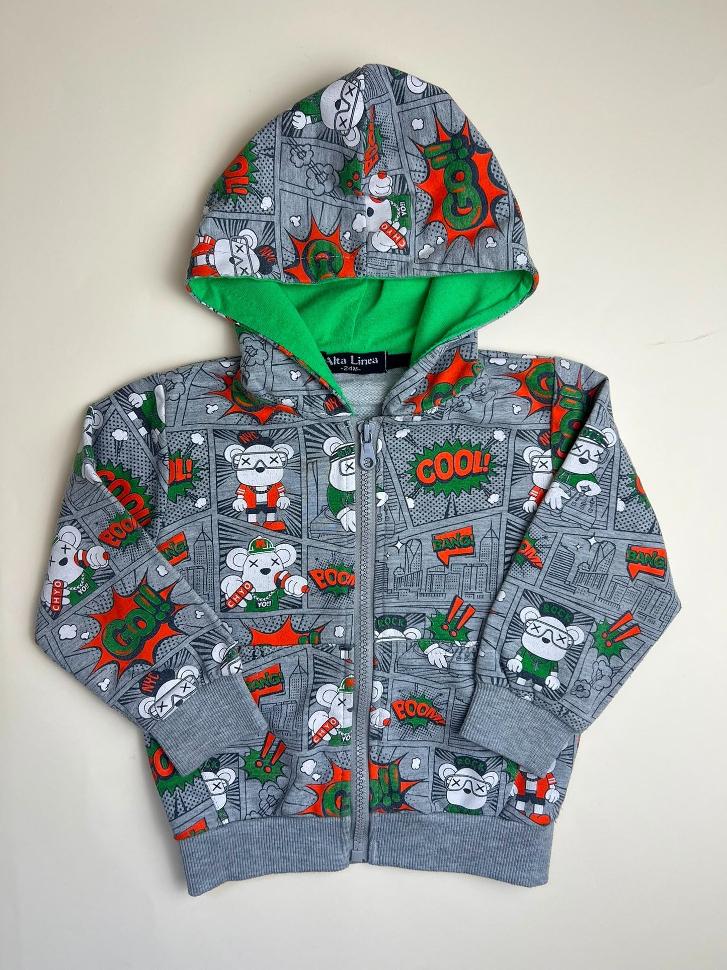 Felpa con cappuccio e zip