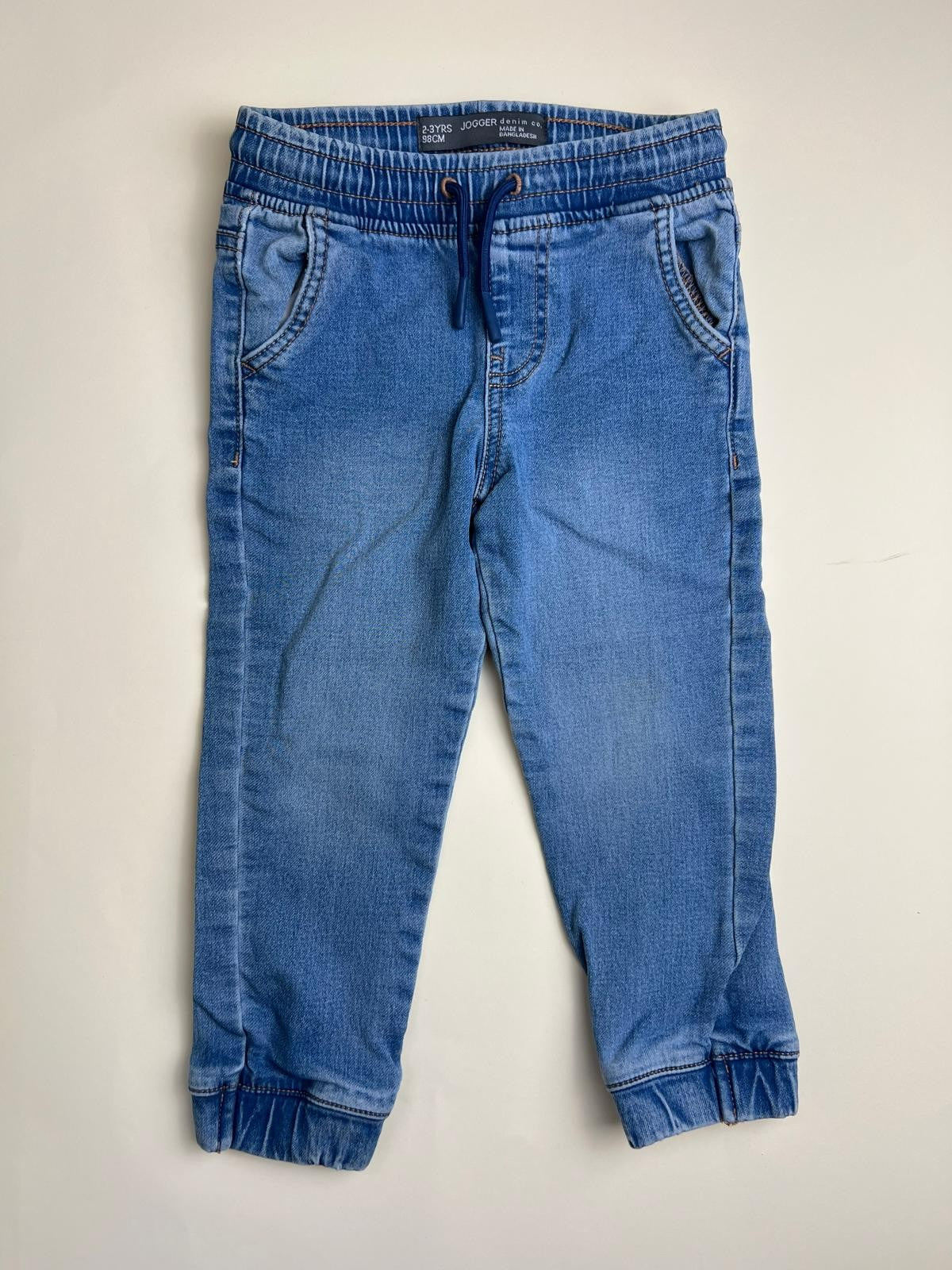Pantaloni Jogger in Denim per Bambino