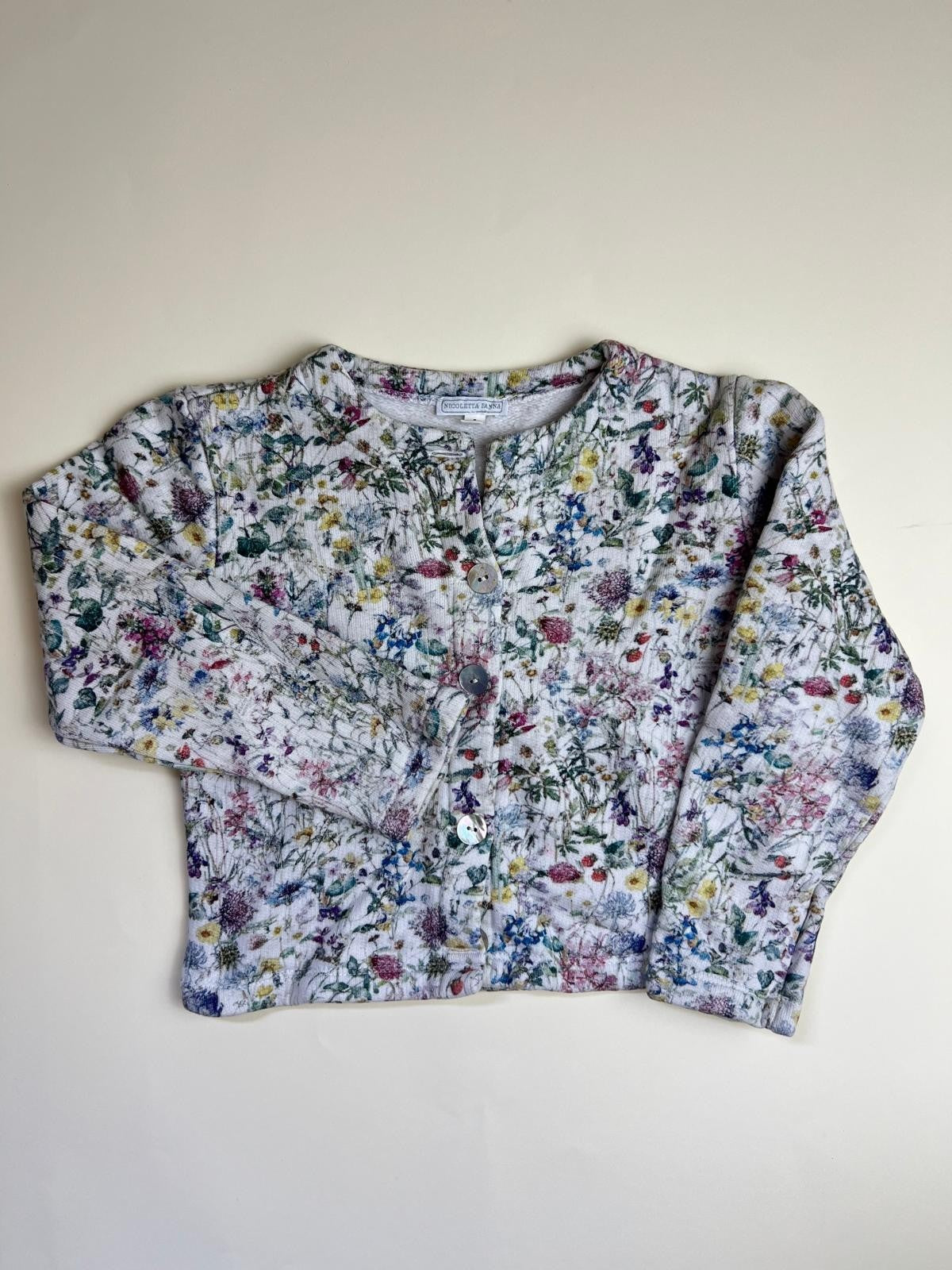 Cardigan Floreale per Bambina