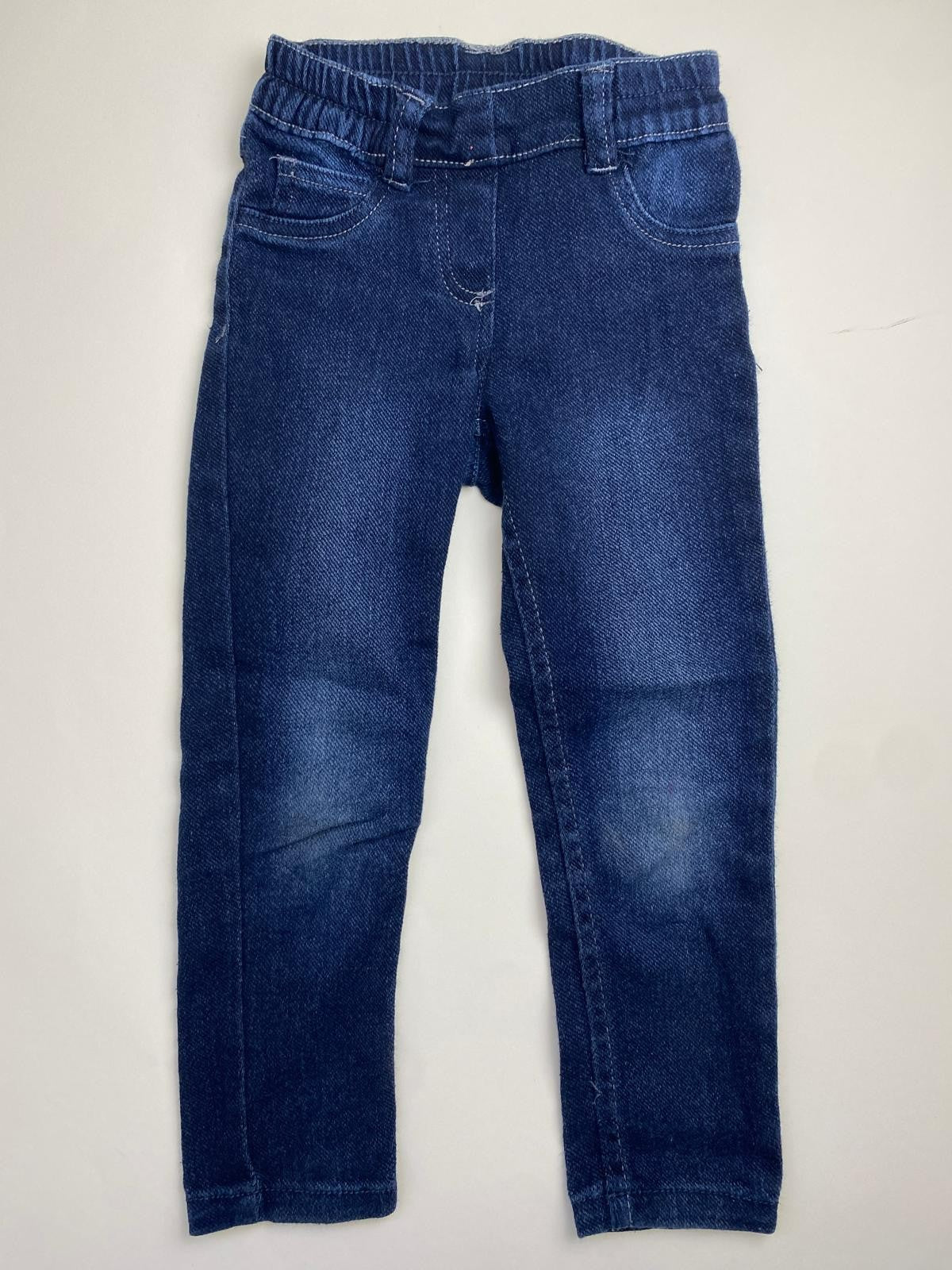 Jeans Bambino/a Blu Scuro con Vita Elasticizzata