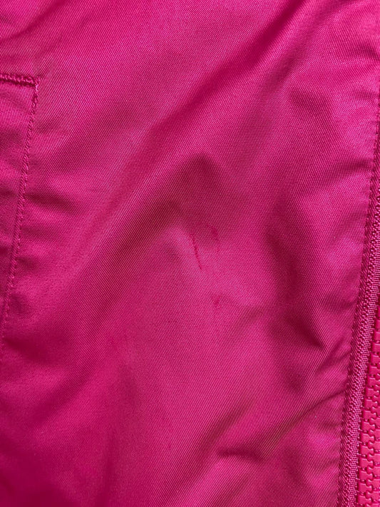Giacca a vento con cappuccio fucsia per bambini