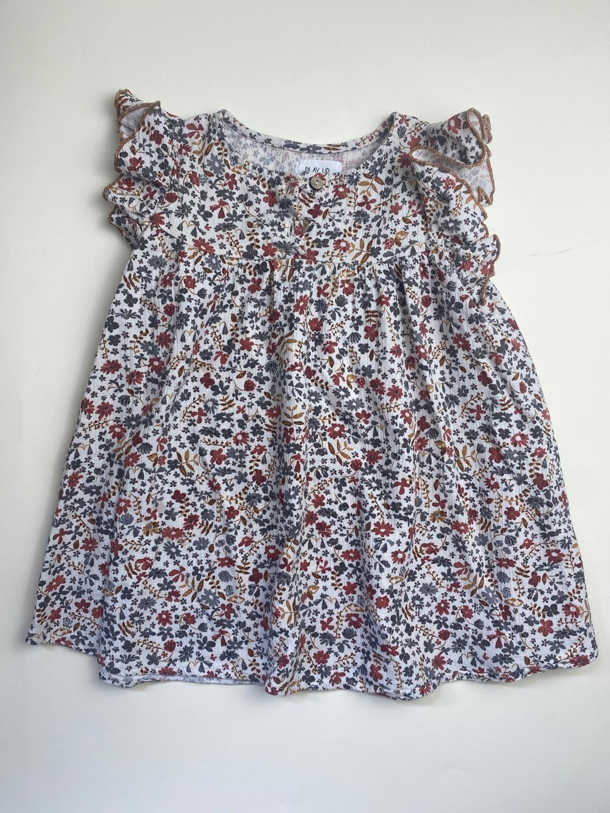 Vestito Bambina Floreale con Volant