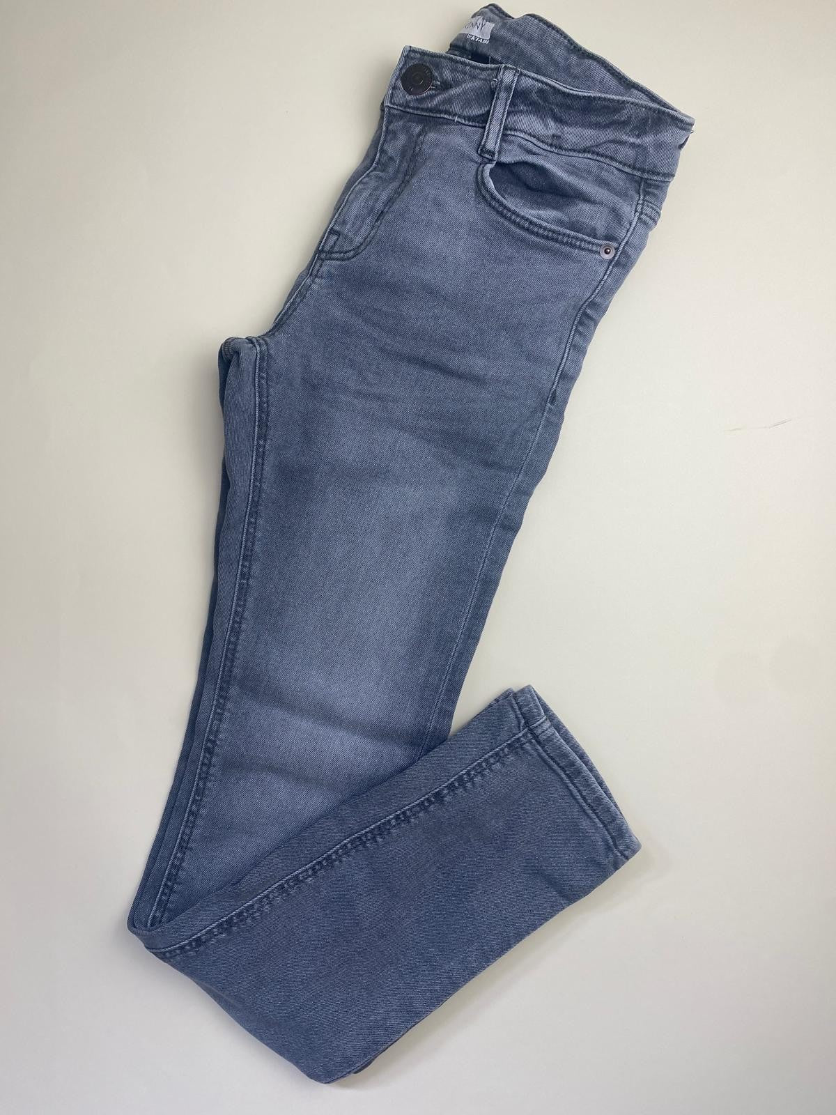 Jeans in denim grigio
