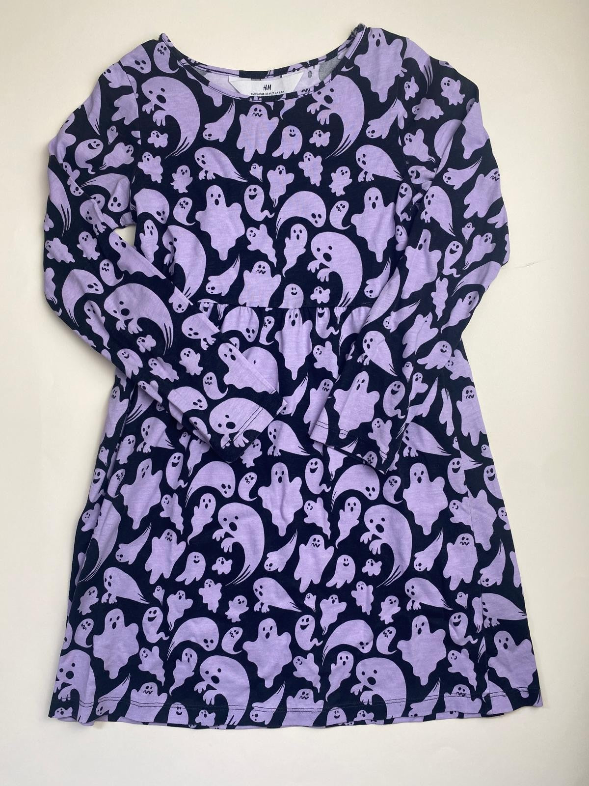 Vestito per bambina con stampa Halloween
