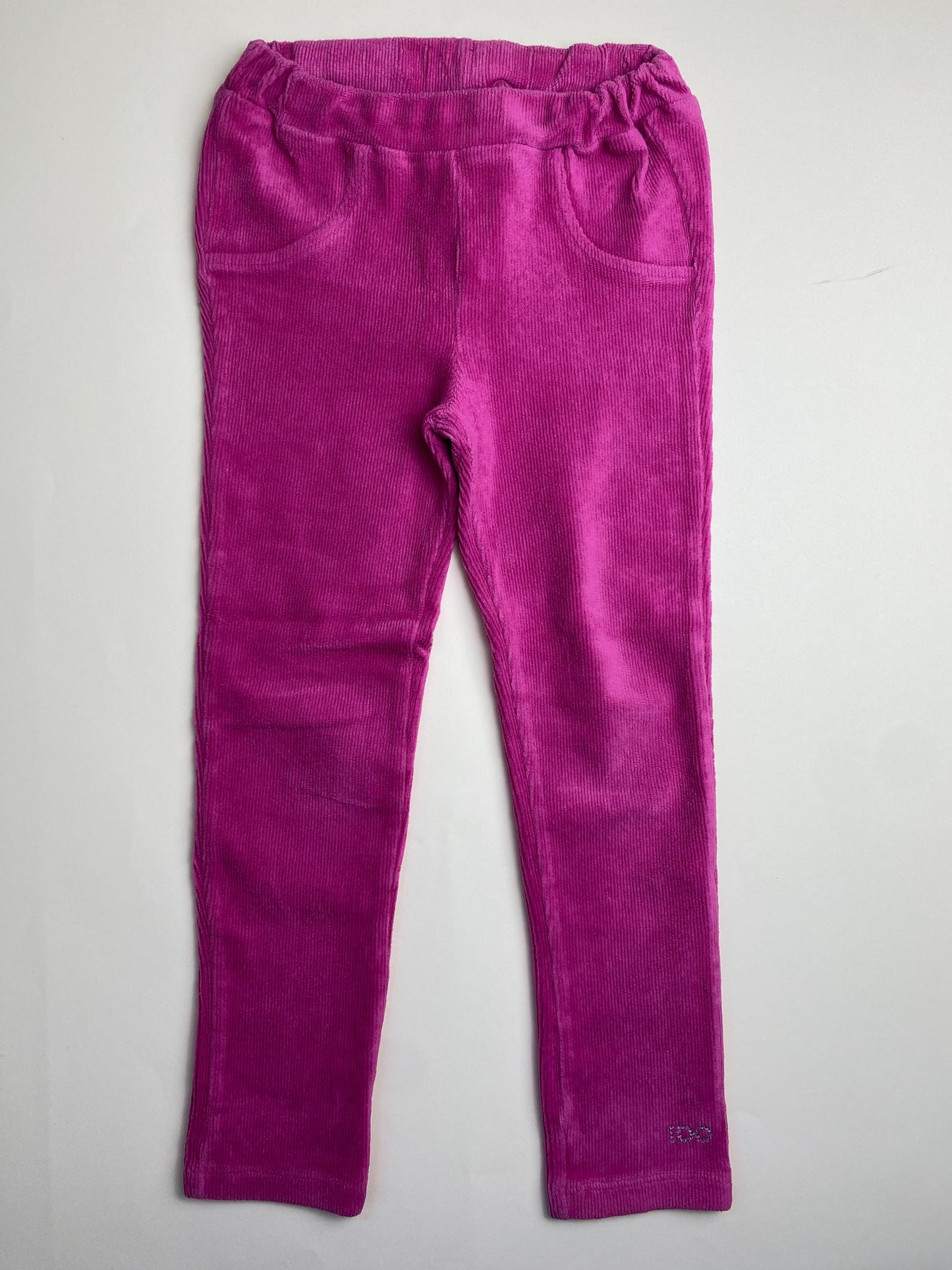 Pantaloni in felpa effetto velluto