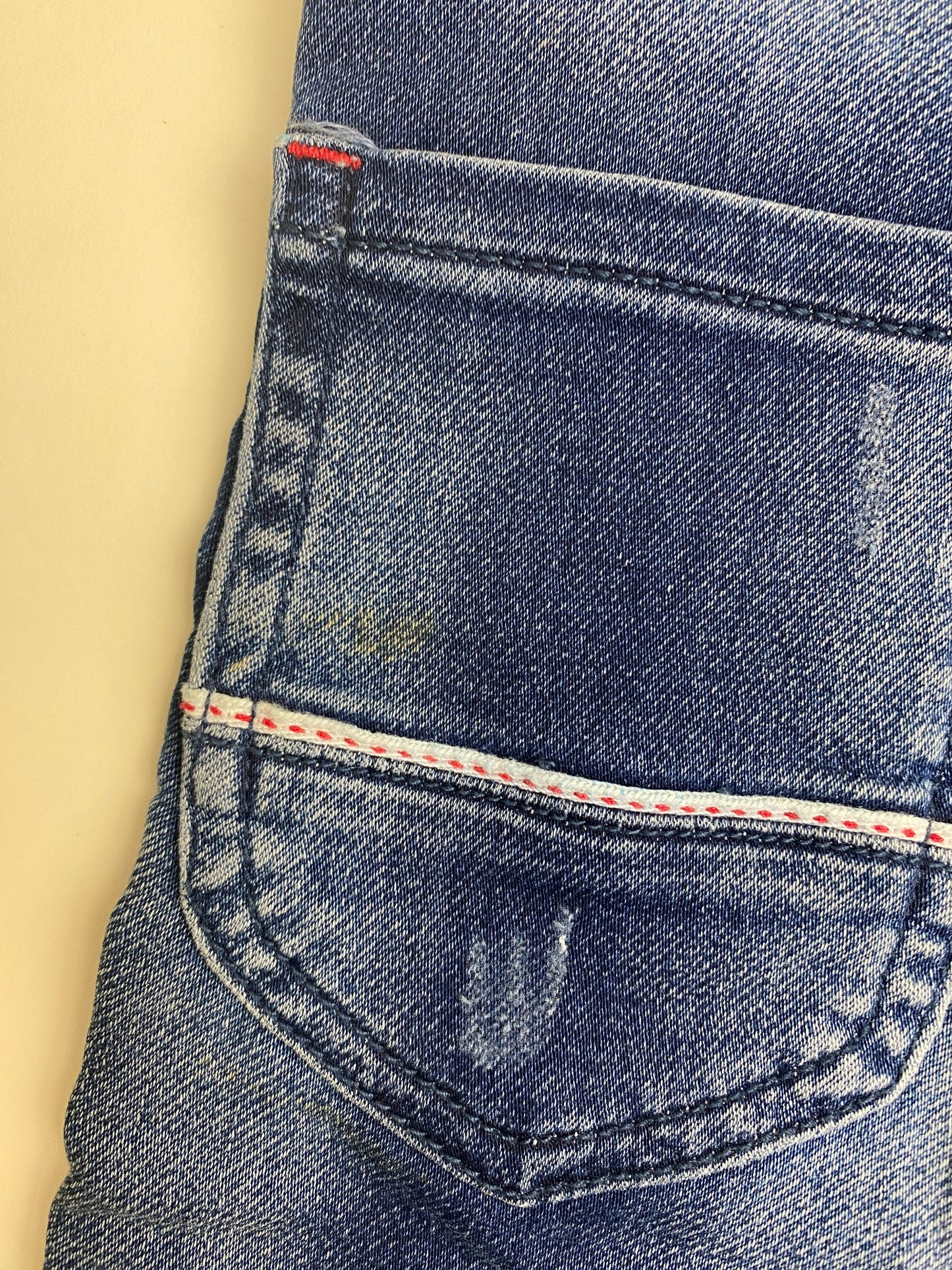 Jeans Biker Bambino Blu Denim - difetto