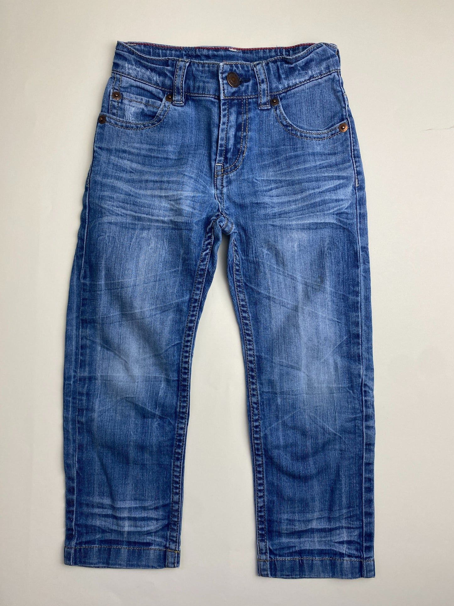 Jeans Blu Bambino Effetto Lavato