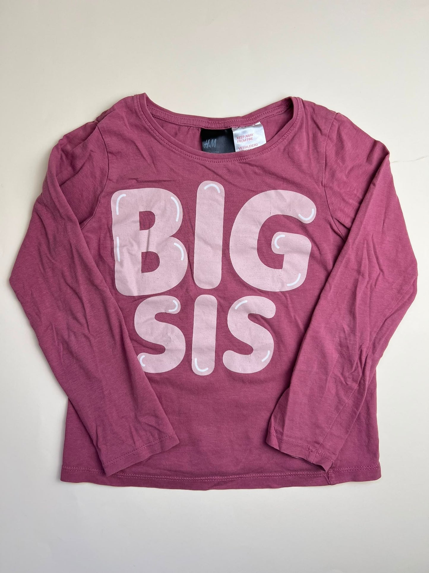 Maglietta a maniche lunghe "BIG SIS"