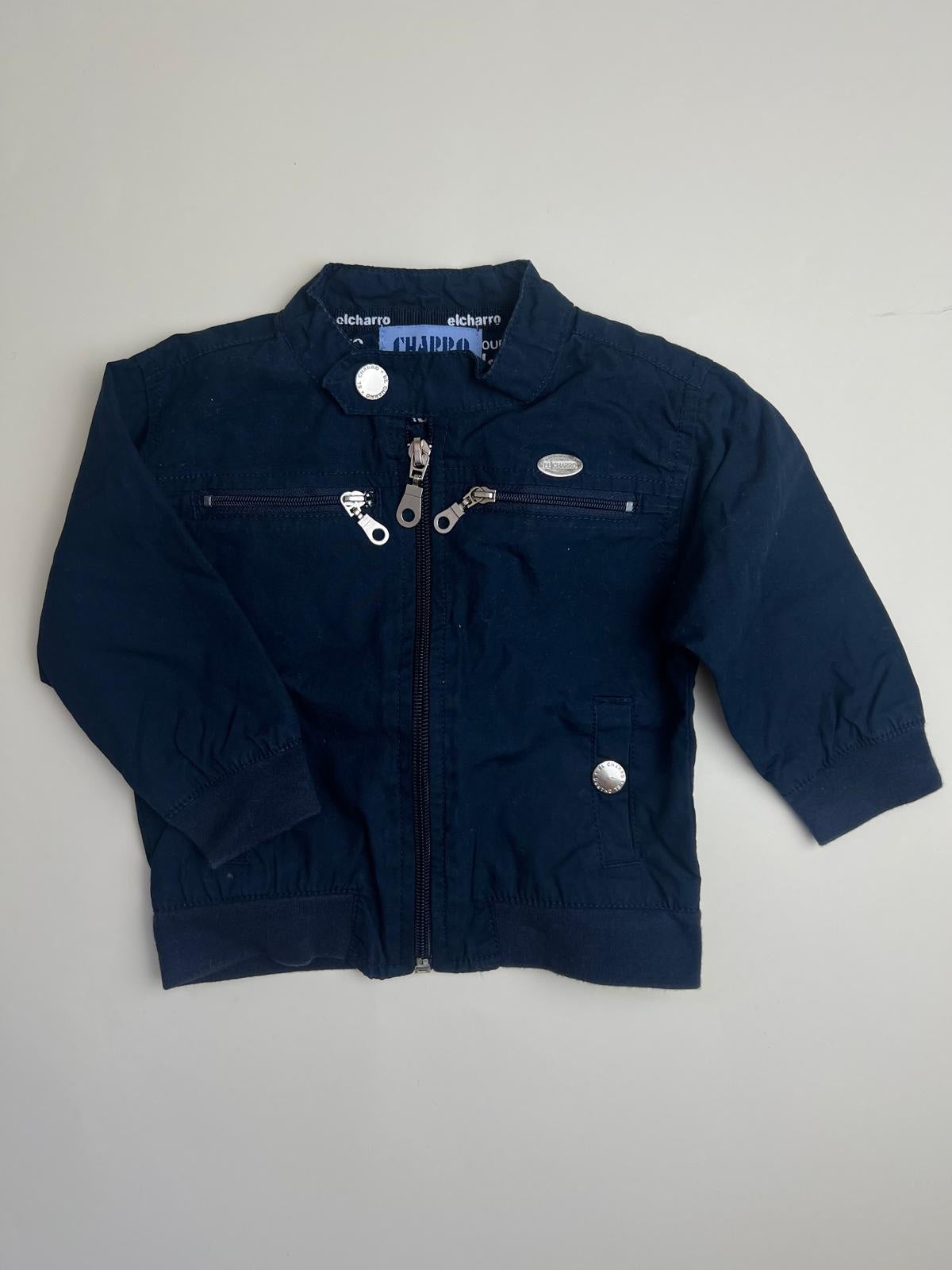 Giacca bambino El Charro blu scuro con cerniere