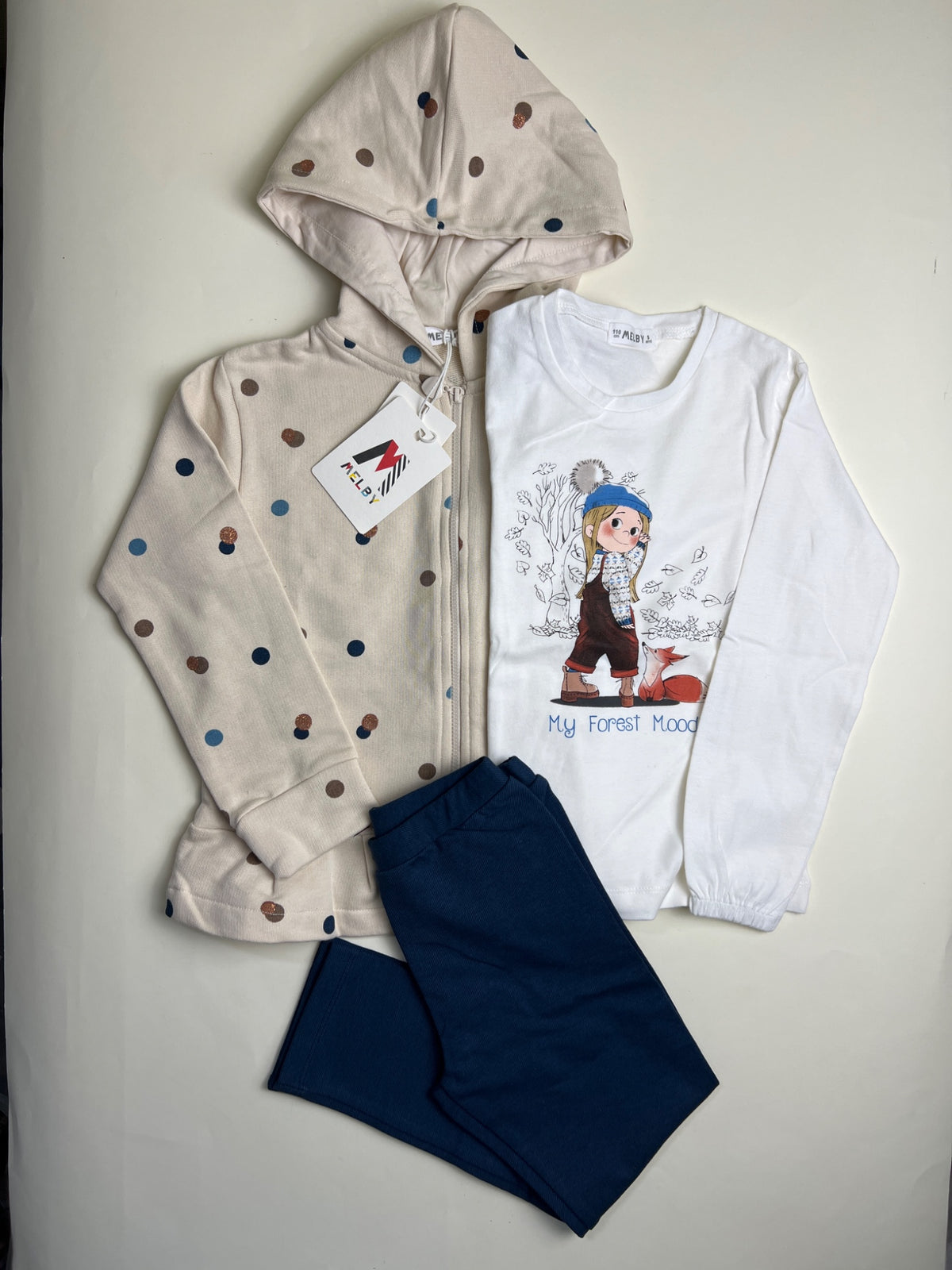 Completo 3 Pezzi Melby per Bambino/a