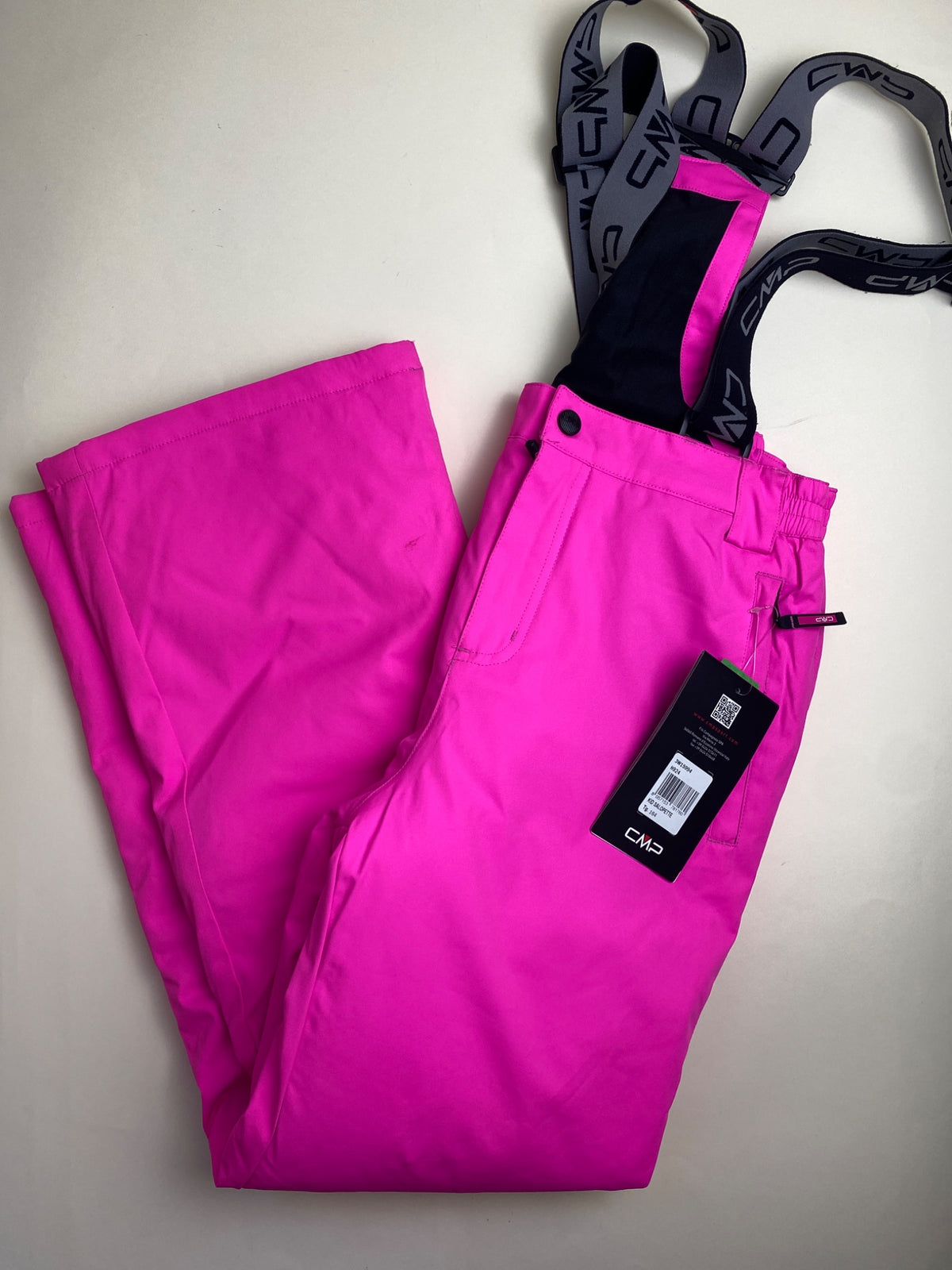 Pantaloni da Sci CMP Fucsia con Bretelle - difetto macchie