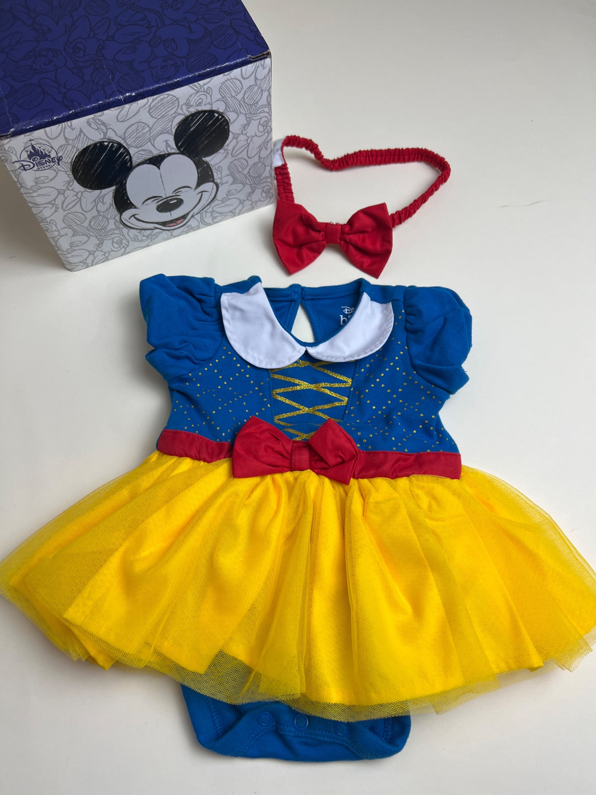 Costume da Neonato Biancaneve con Fascia Disney
