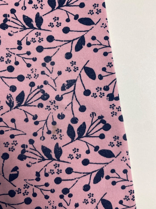 Leggings Bambina Rosa con Fantasia Floreale
