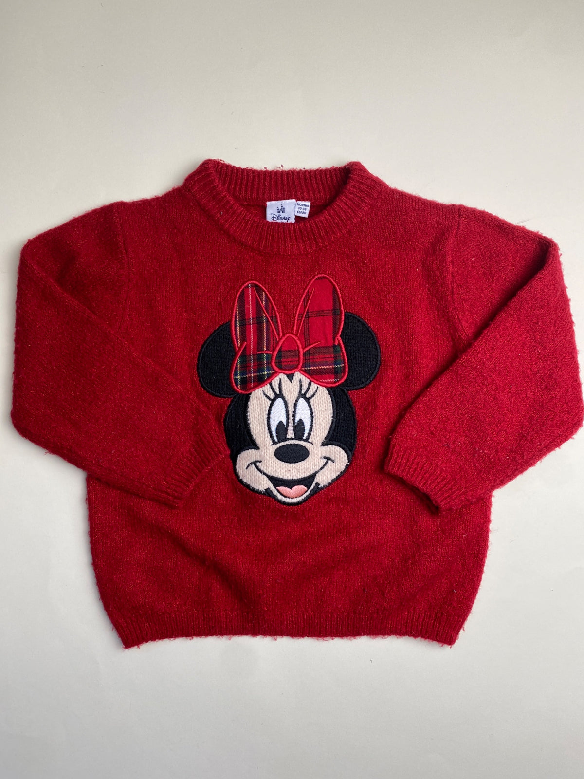 Maglione Bambina Minnie Mouse Rosso Disney