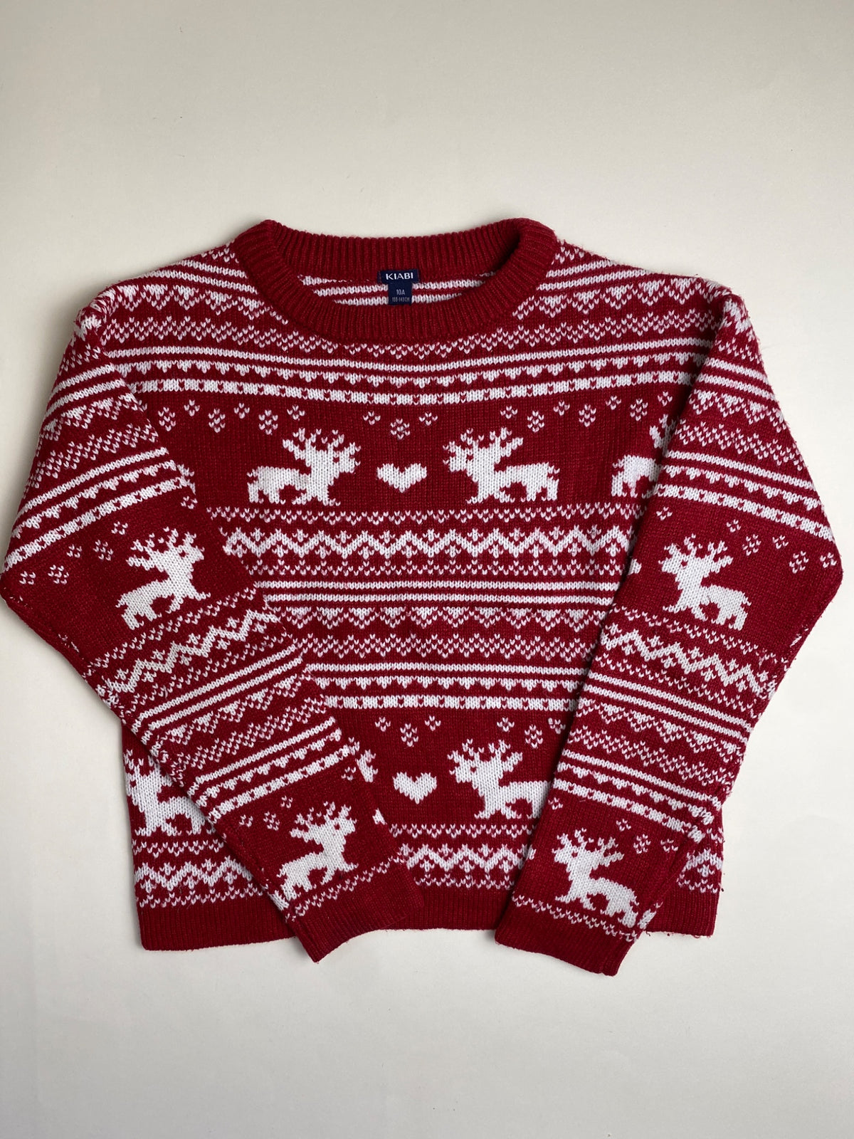Maglione Natalizio Rosso con Renne