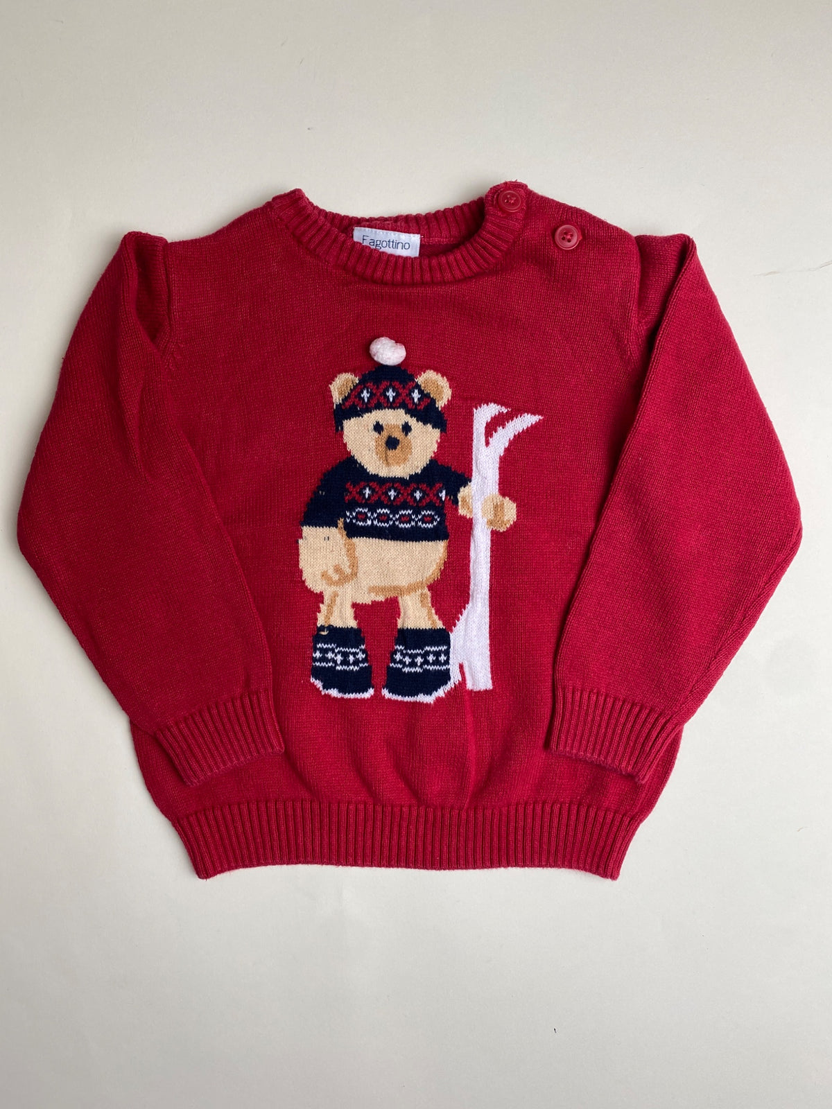 Maglione rosao natalizio