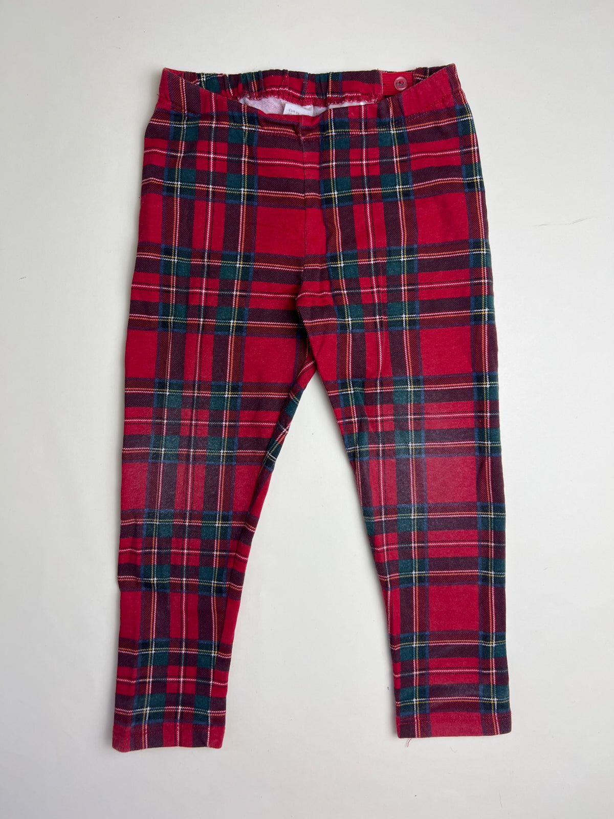 Pantaloni Tartan Rossi e Verdi Bambino