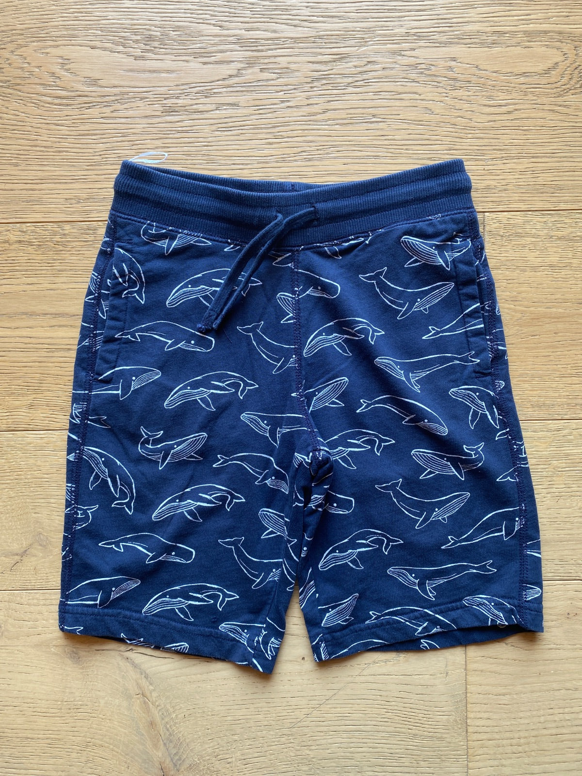 Shorts Bambino Blu con Stampa Balene