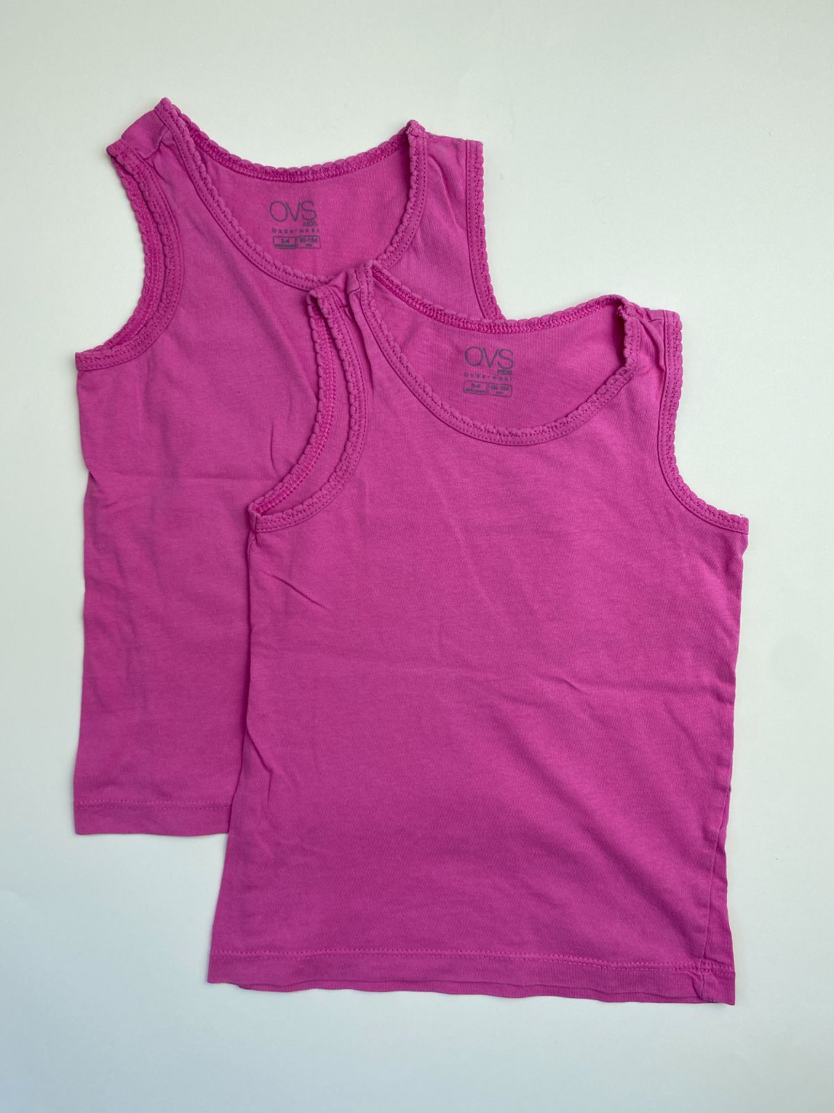 Set 2 Canotte Fucsia