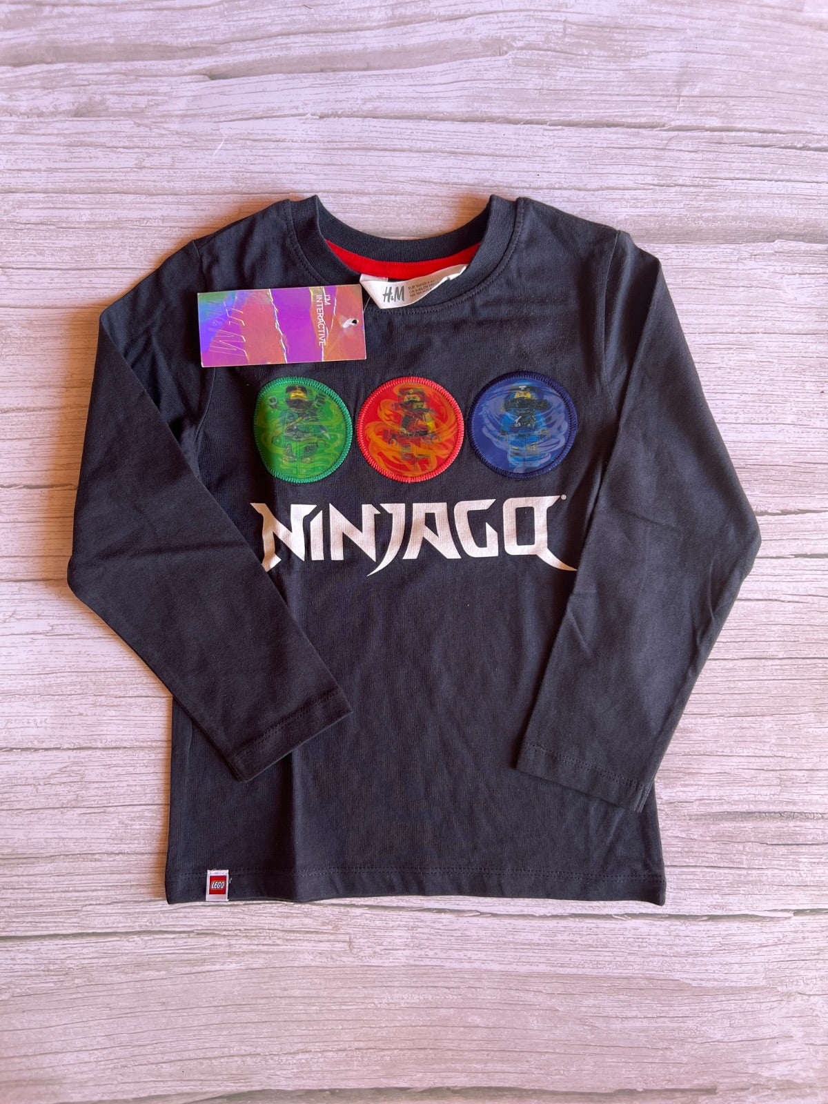Maglietta a maniche lunghe H&M Ninjago LEGO per bambini