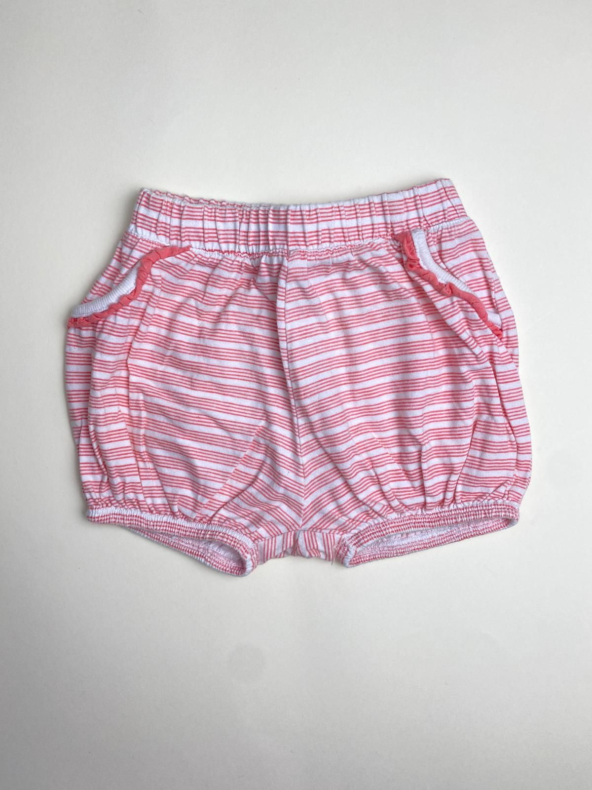 Pantaloncini a righe per neonata