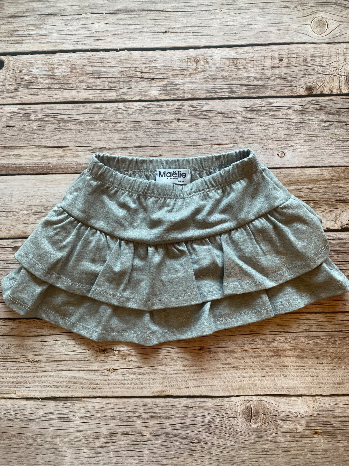 Gonna a balze in cotone