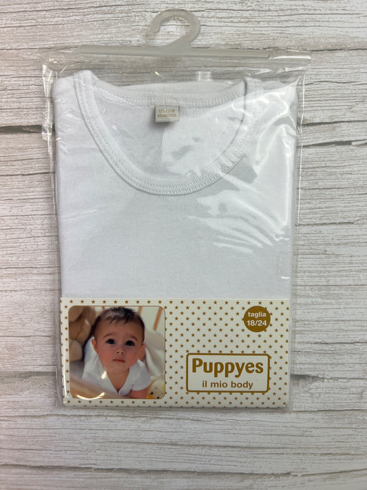 Body Intimo Neonato Bianco Puppyes