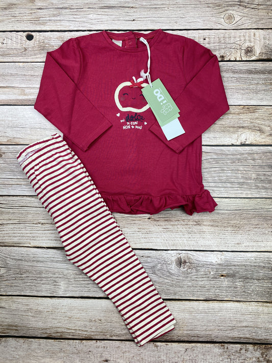Set t-shirt manica lunga e leggings