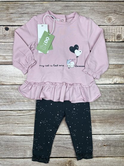 Set t-shirt manica lunga e leggings