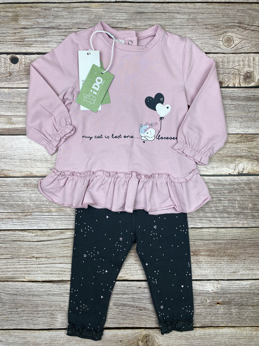 Set t-shirt manica lunga e leggings
